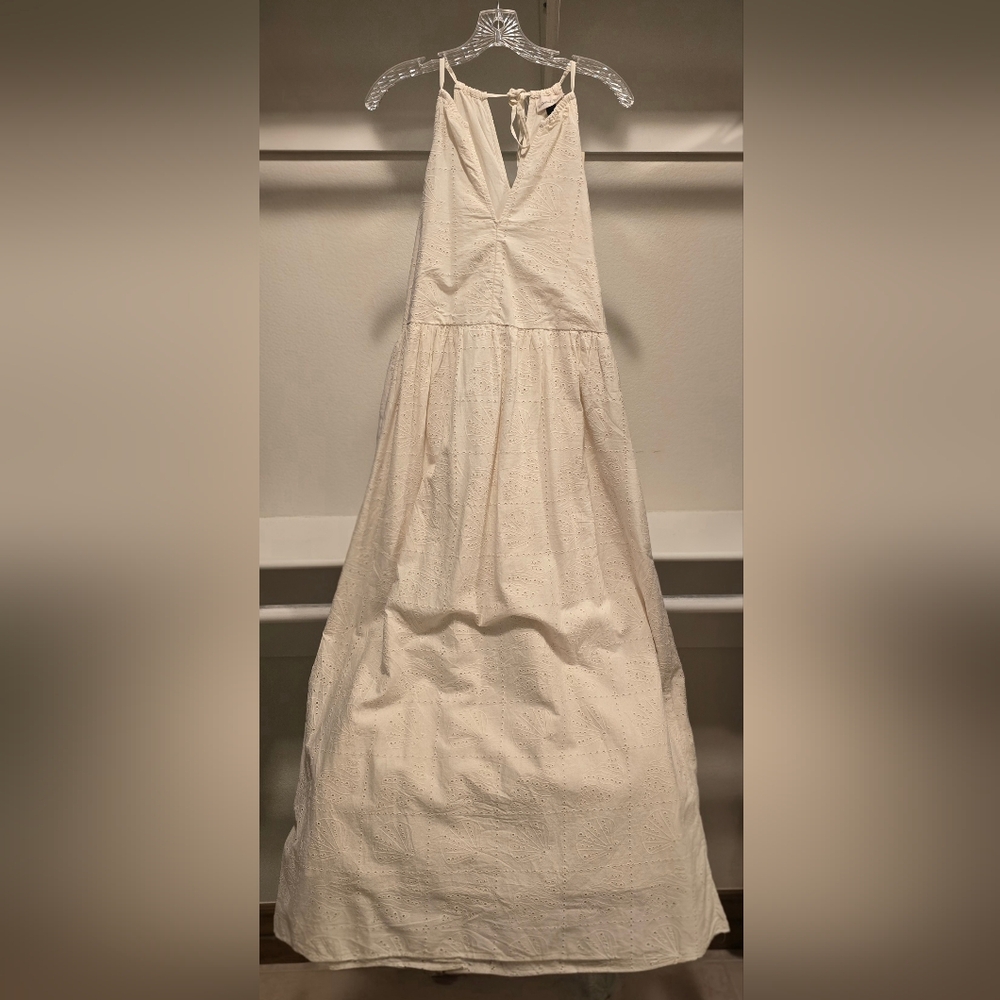 Universal Thread Ivory Eyelet Maxi Dress
